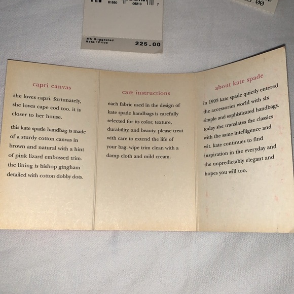 Gently Loved .. Kate Spade Canvas Bag “Finn” - Picture 10 of 10